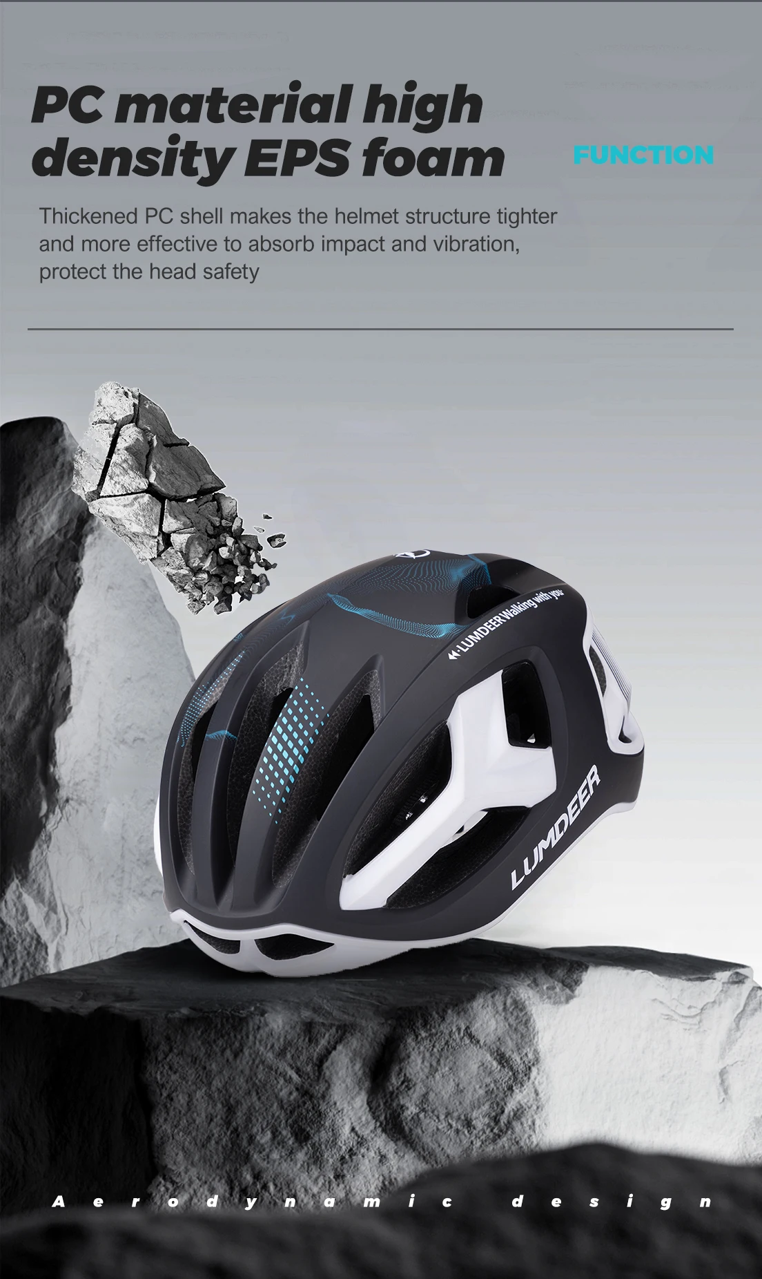Eastinear Hochwertiger Fahrradhelm, ultraleicht, atmungsaktiv, MTB, Rennradhelm, Herren und Damen, Radfahren, Sicherheitshut, Fahrradzubehör – Detail 9