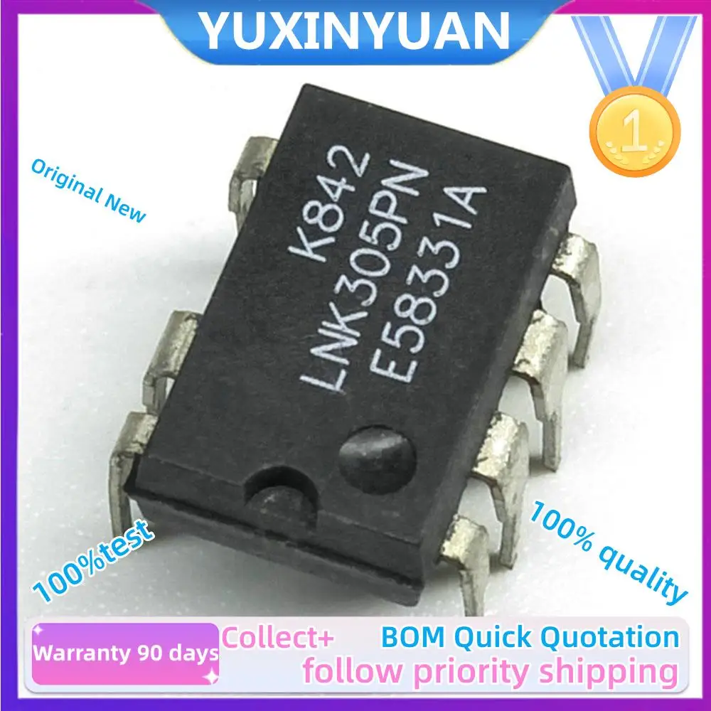 50pcs/lot 100%New  Original LNK305PN  LNK305  LNK305P DIP-7 IC NEW  IN STOCK  100%test