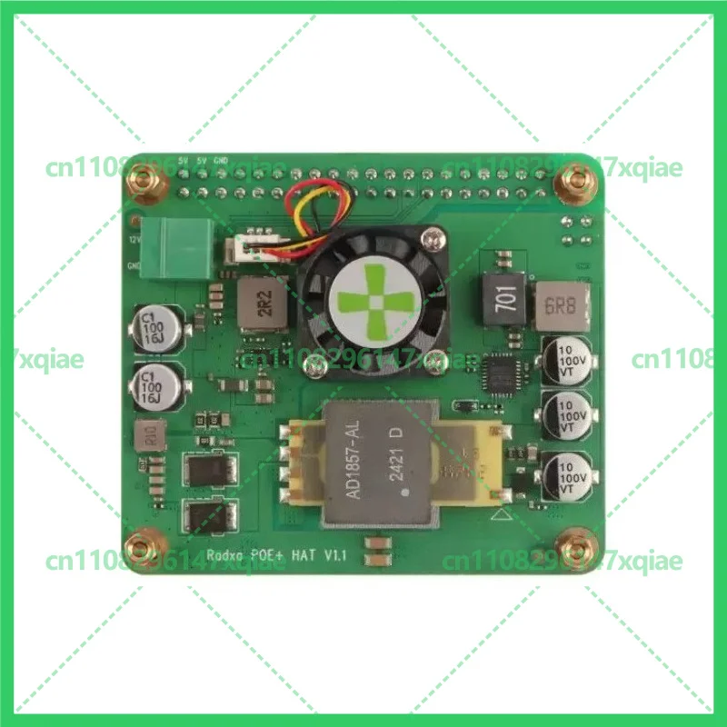 New For Radxa 25W POE Power Over Ethernet Module For ROCK 5B+ 3 Series 5A SBC Single Board Computer Expansion PCB Parts