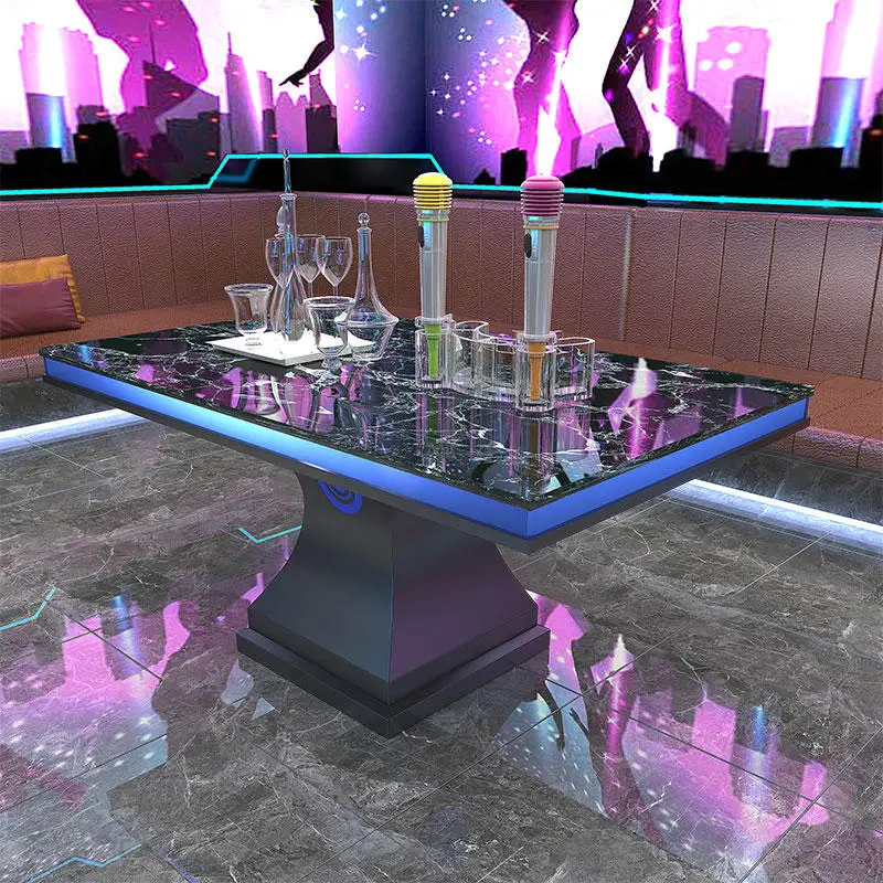 

Bar furniture KTV box light up coffee table bar chair table Clear bar restaurant bar bar booth special custom