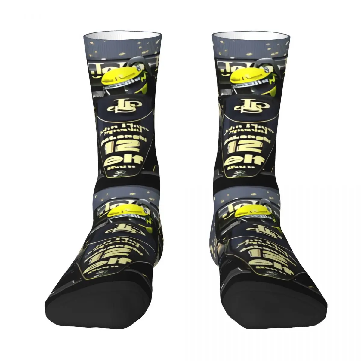 Ayrton Senna Socks Autumn MATCH Stockings Funny Unisex Men Breathable Socks Design Outdoor Sports Anti-Slip Socks