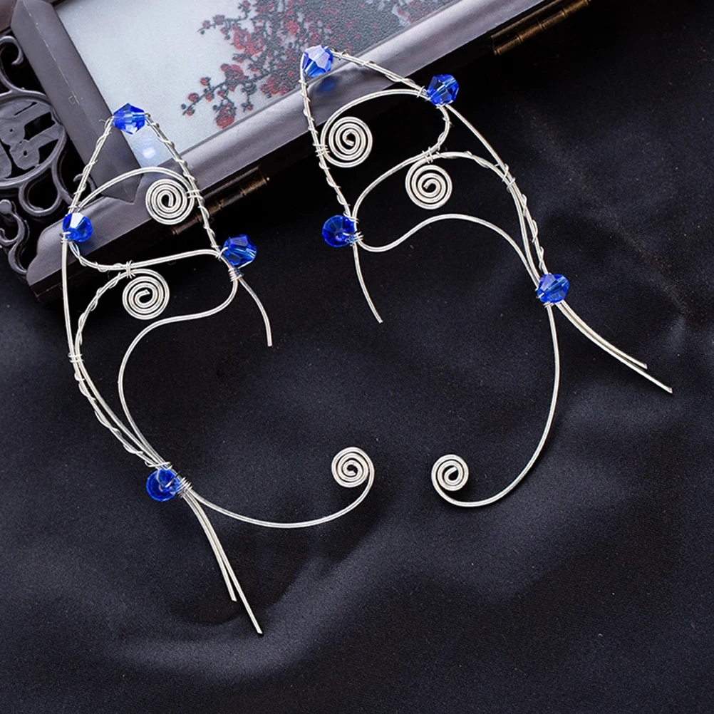 

Elf Earrings Non Piercing Ear Cuffs Women Fashion Jewelry Fairy Cuff European Style Costume Accessories Christmas Party Wedding
