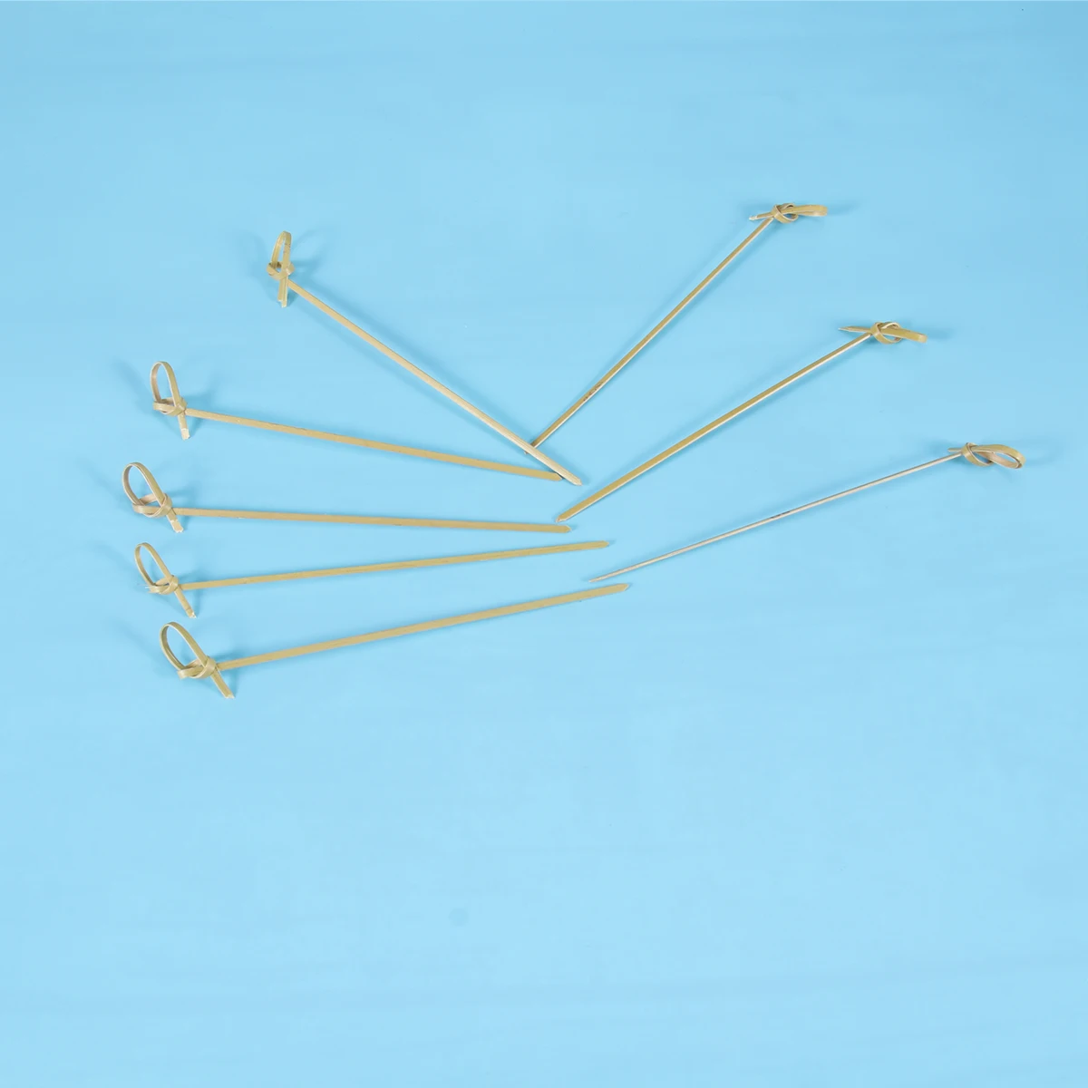 

100pcs Bamboo Knot Picks Fruit Sticks Material Cocktail Hors Doeuvres Presentation Quality Skewers Toothpick