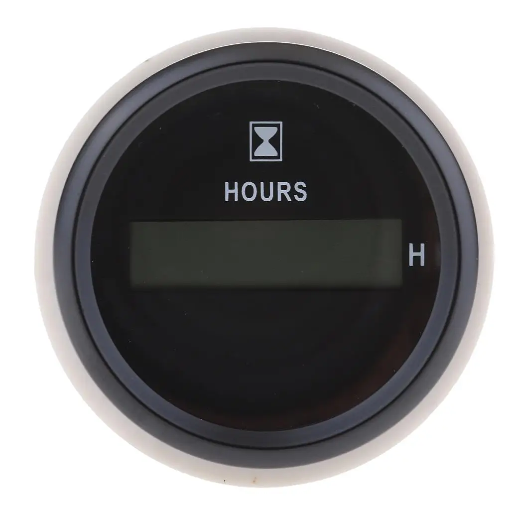 

Digital Hour Meter Gauge 52mm IP67 Waterproof Stainless Marine Timer for Boat Engines and Parts