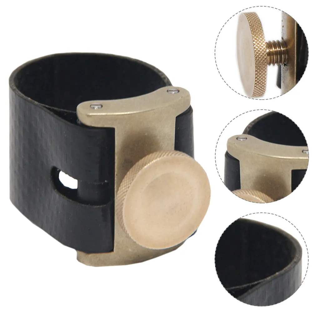 

Saxophone Mouthpiece Clip Ligature For Alto Tenor Sax Durable Metal Alloy Lightweight Wind Instrument Accessory No Slip Sax