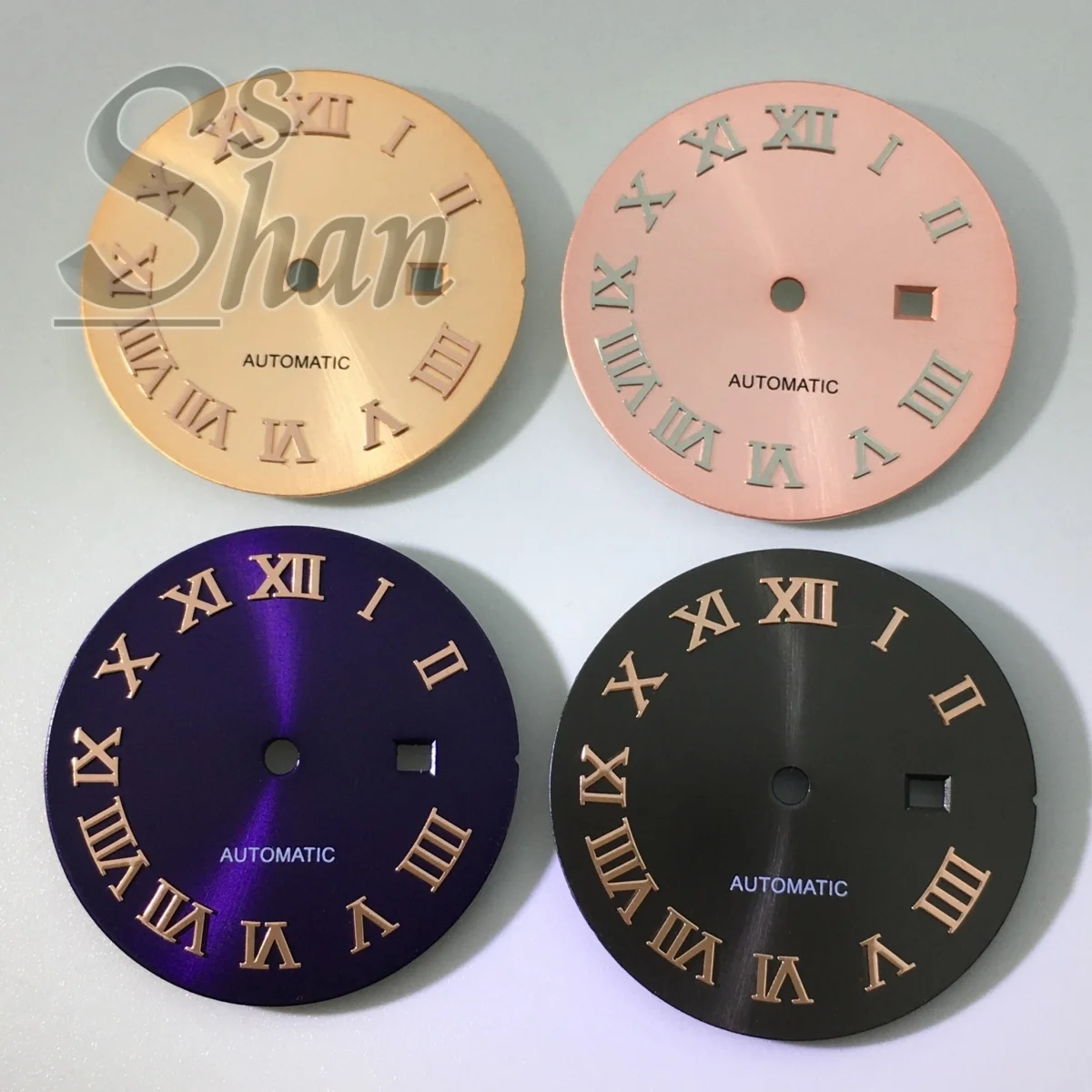 

Циферблат и стрелки диаметром 24,5 мм с римскими индексами подходят для женских часов с автоматическим механизмом NH05 NH06.