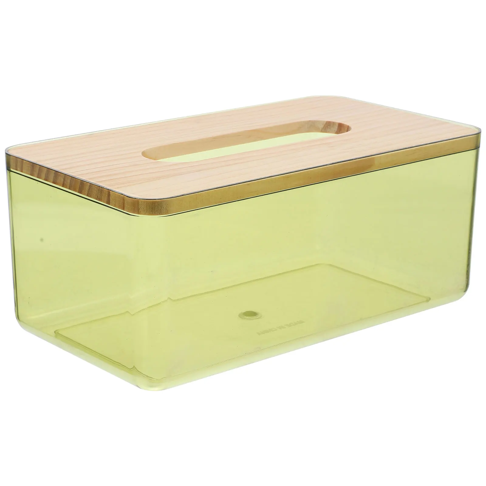 

Tissue Box Holder Wooden Lid Modern Paper Towel Dispenser For Home Office Living Room Desktop Tissue Storage Organizer