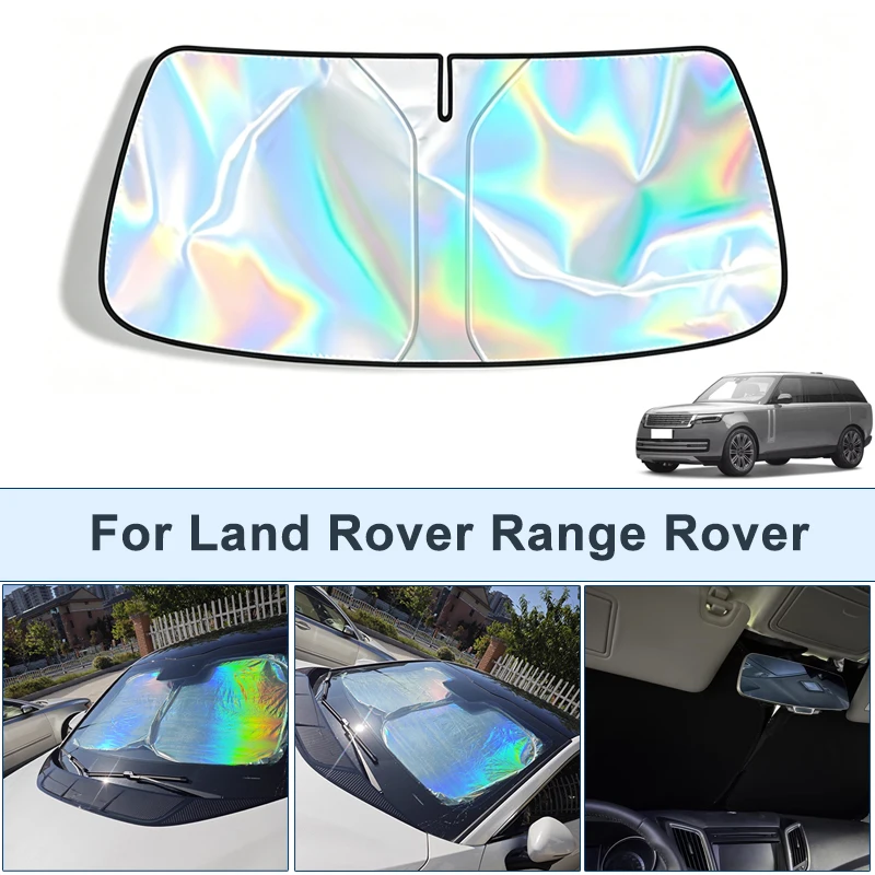 

Foldable Front Windshield Sun Shade For Land Rover Range Rover UV Reflective Sun Protection Cover Car Interior Accessories