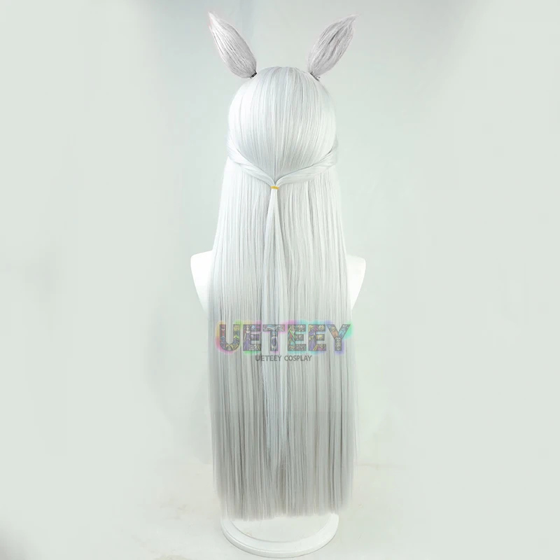 UETEEY COS Oro Nave Parrucca Cosplay Anime Gioco Uma Musume Pretty Derby Parrucche Del Partito Gioco di Ruolo Costume Prop Capelli Sintetici Copricapi