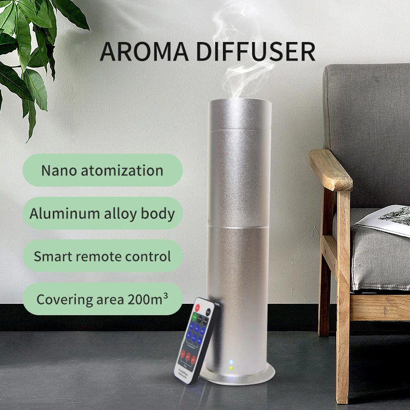 Electric Aromatic Diffuse Scenting Device 200m³ Essential Oils Aroma Diffuseur Cylindrical Room Fragrance Smell Distributor