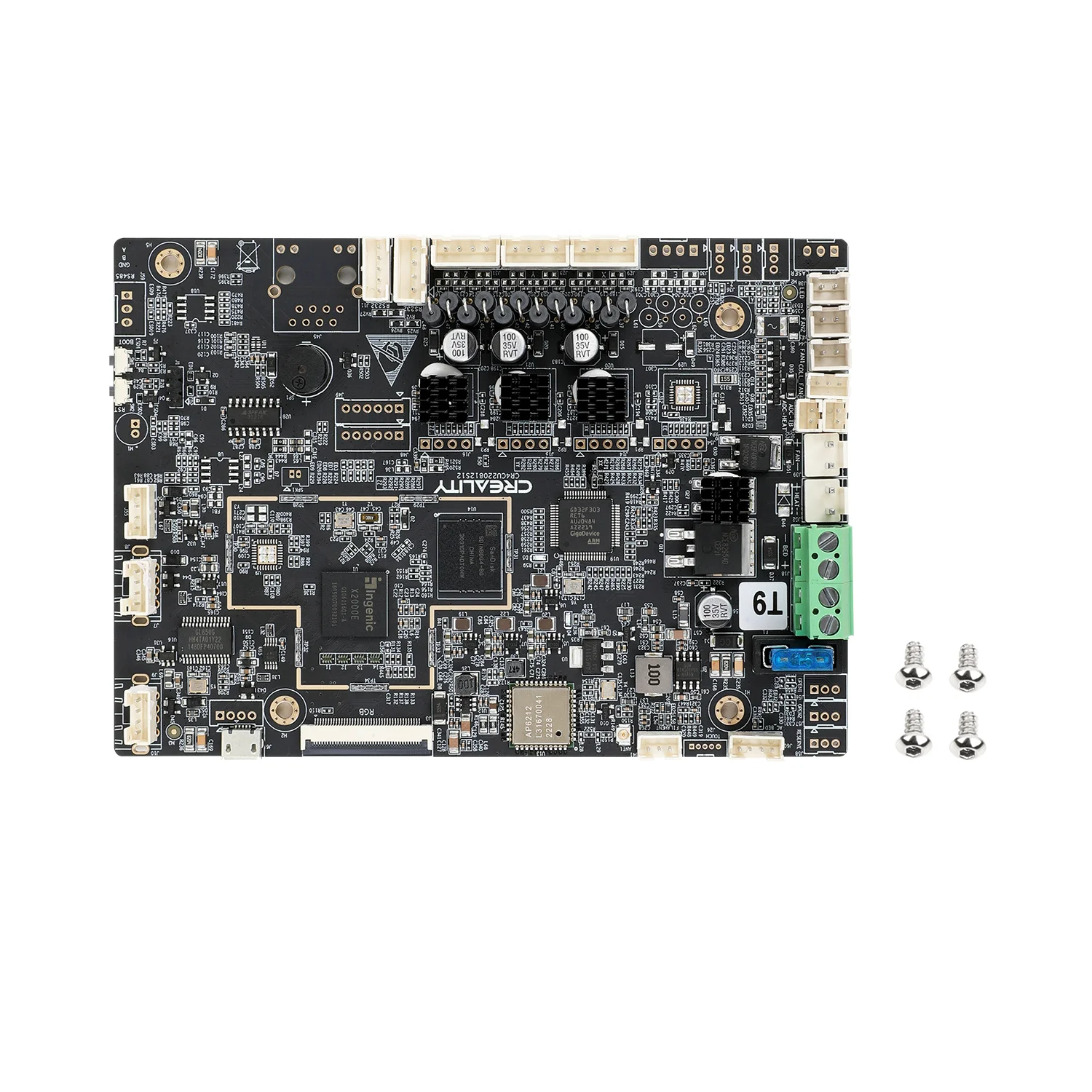 Imagem -05 - Max Kit Placa Mãe Silenciosa Peça Impressora 3d Mudo Silencioso Cr4cu220812s12 32bit Tmc2209 X2000e Original Creality-k1