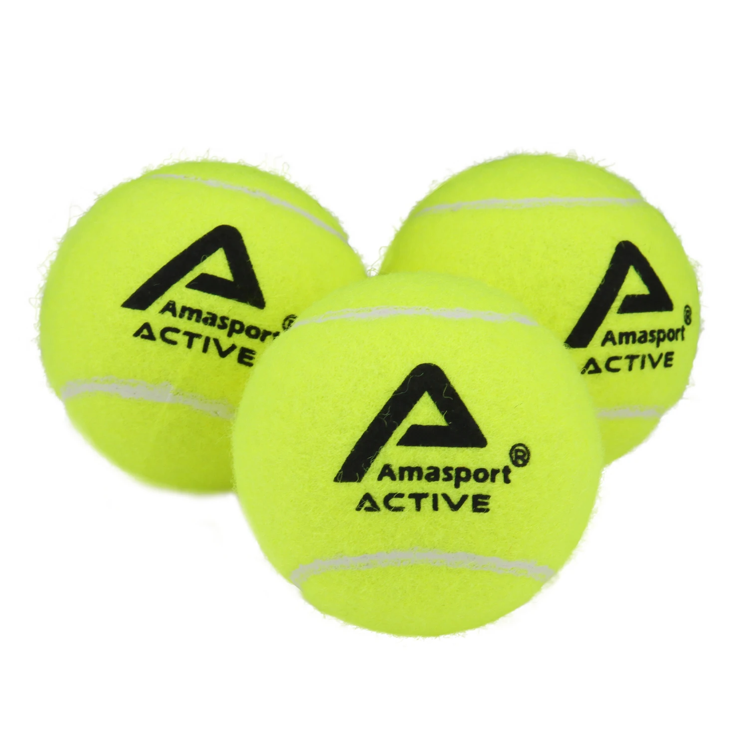 AMASPORT Pressureless Training Tennis Balls 6/12/24/36pcs High Bounce Easy to Control Training Exercise Tennis Ball for Beginner