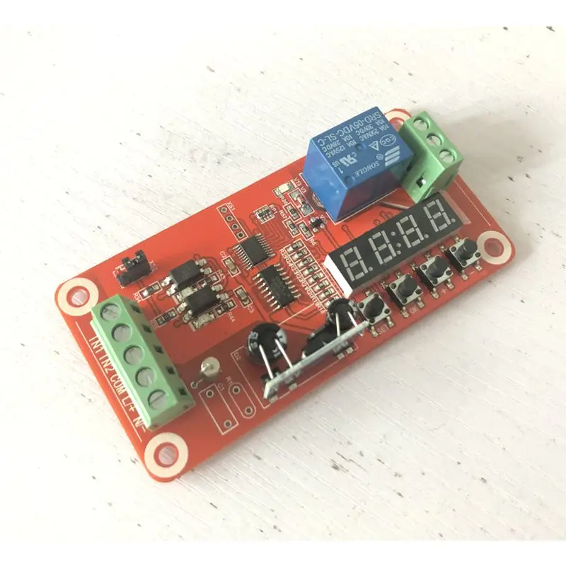 Multi-channel Programmable Time Relay PLC Module Triggers the Automatic Lock Delay Cycle Timing Switch Control
