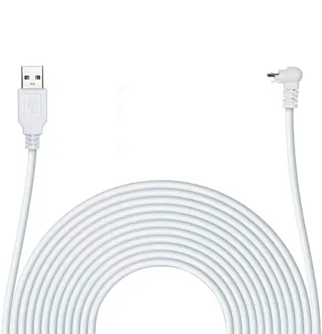 Quick Charging Cable Weatherproof Indoor/Outdoor Charge for Arlo Pro arlo Pro 2 (White)
