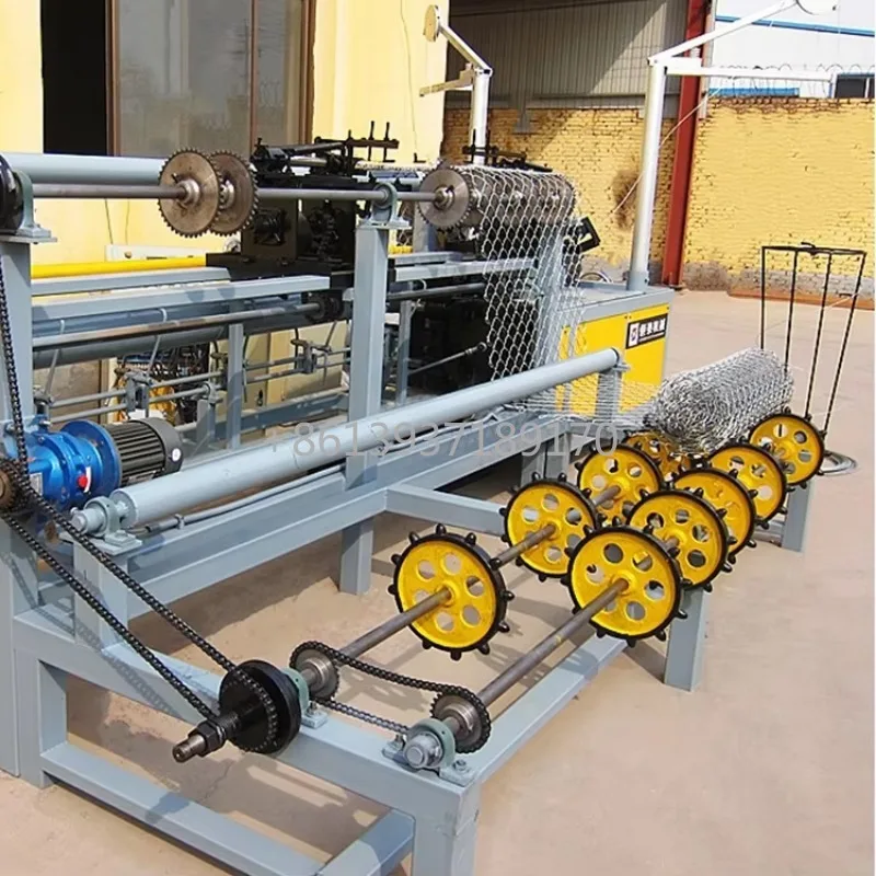 Full Automatic Plc Chain Link Fence Machine