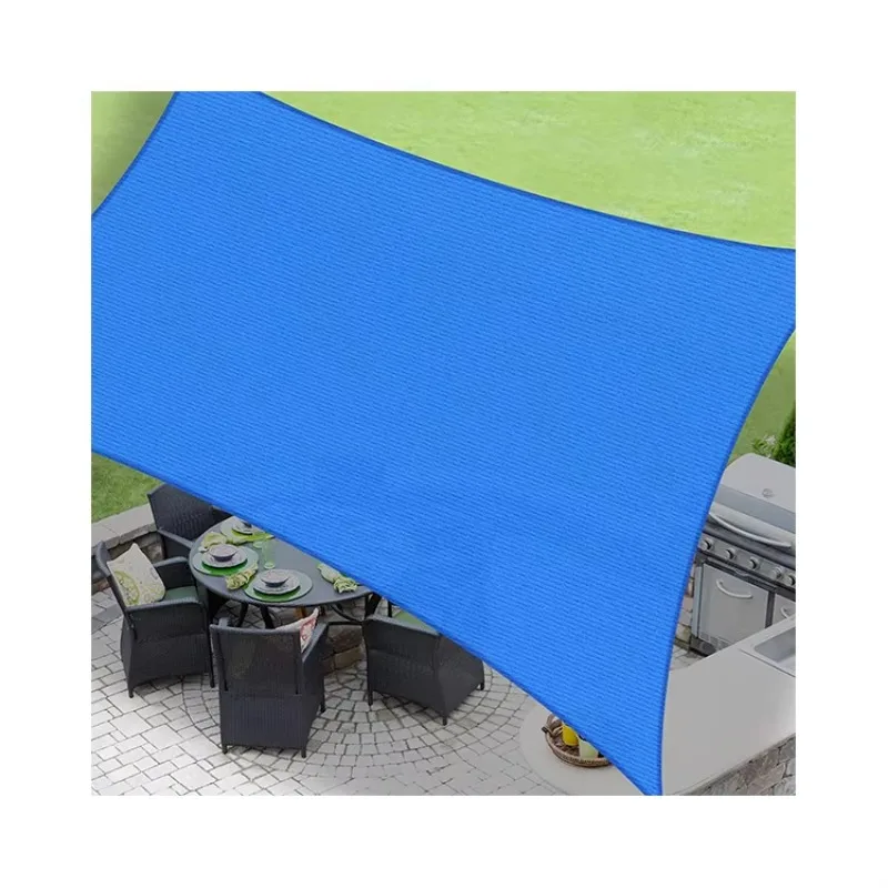

Hot Sail New Product Sun Shade Sail Shade Net 90 % Blue Shade Sail -3x3m