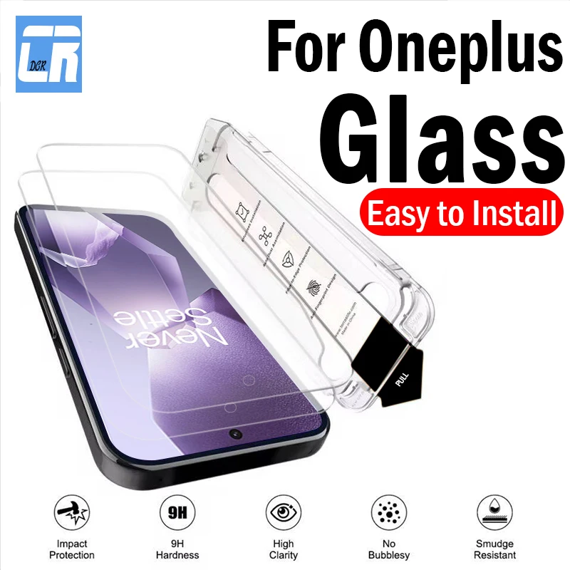 1-2 قطعة خالية من الغبار سهلة التركيب من الزجاج المقسى لهاتف OnePlus Ace 5 Ultra Ace Racing Screen Protector لهاتف OnePlus Ace 5 Pro