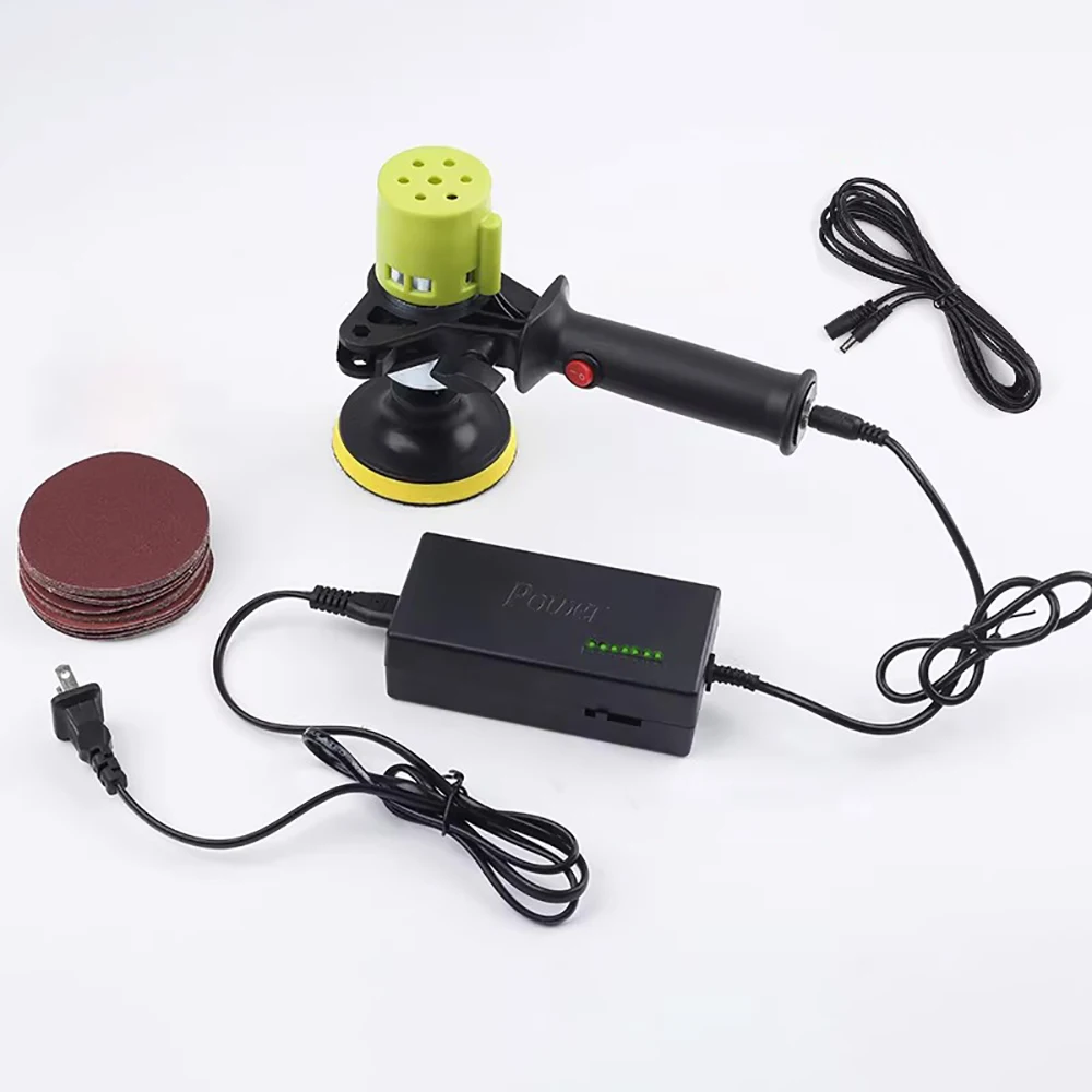 Kit de ponceuse à disque électrique – Polisseuse portative pour cloisons sèches de 3 pouces et ponceuse de surface