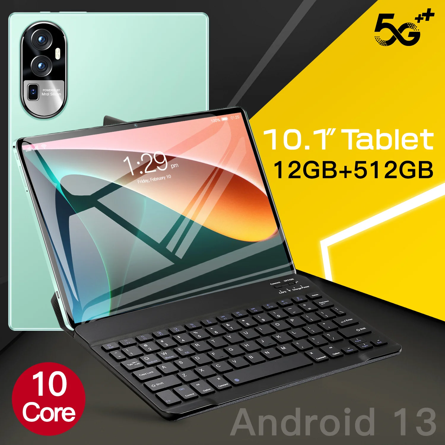 Глобальная модель, новый планшет 15 Pro, Android 13, 16 ГБ + 1 ТБ, 10,1-дюймовый 5G HD 4K, большой экран, двойной SIM-карты, Bluetooth, WIFI, портативный планшет 2024