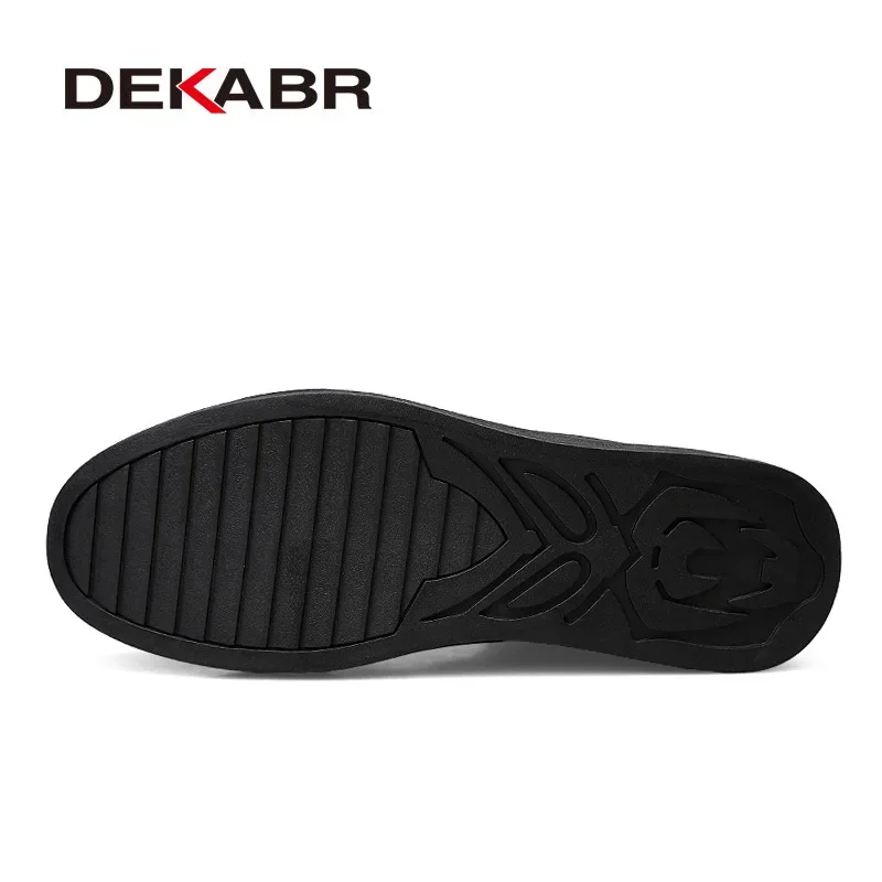 DEKABR Men Boots New Fashion Style Waterproof Men Winter Shoes Men Plus Fur Snow Boots Casual Warm Ankle Boots Size 38~48