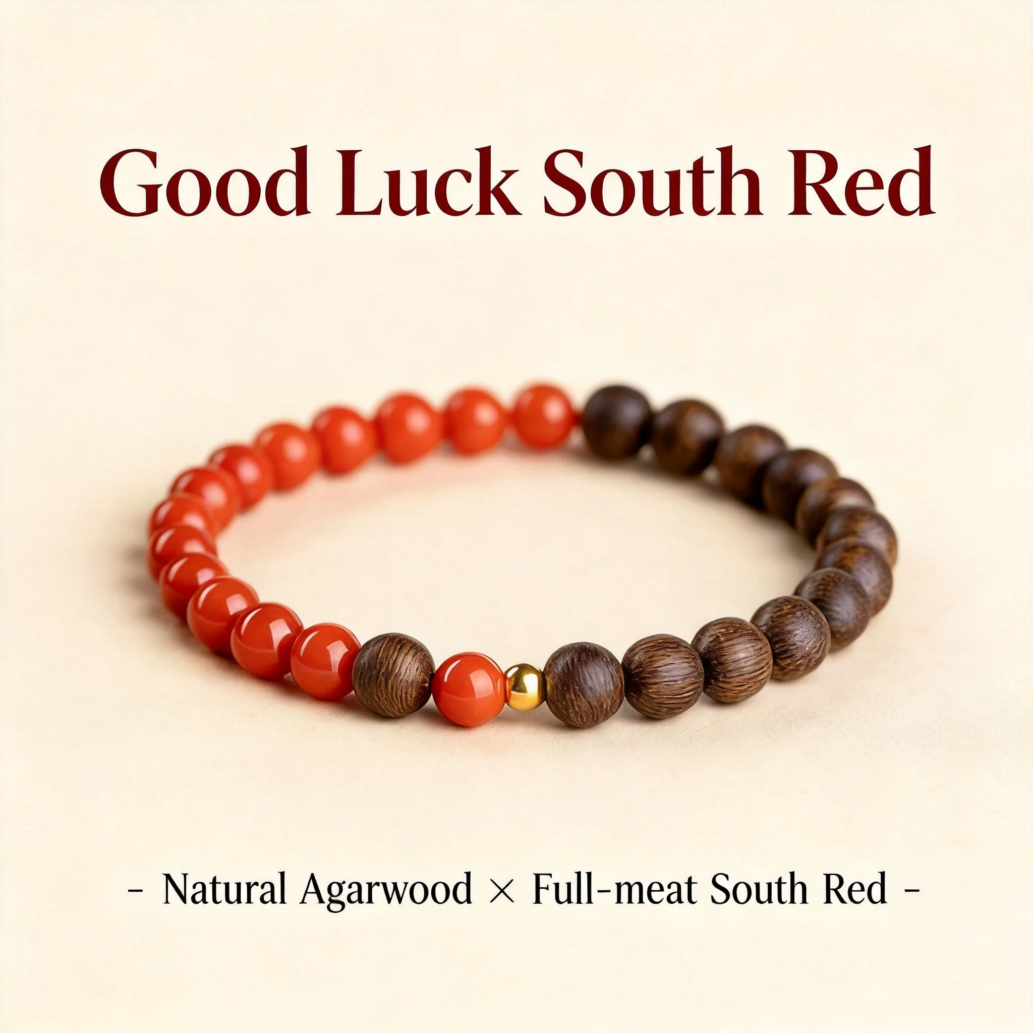unisex-chinese-style-single-loop-beaded-bracelet-2026-natural-agarwood-southern-red-agate-wenwan-bracelet-for-daily-wear-gift
