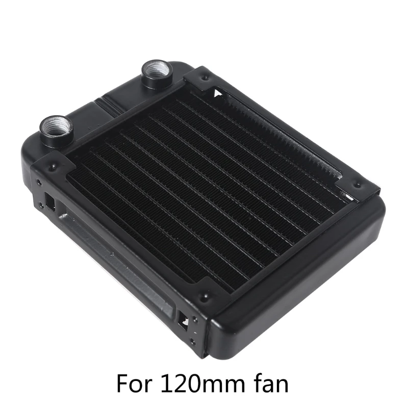 

Water Cooling Computer Radiator 10 Pipe Aluminum Heat Exchanger Liquid Cooling Heat Sink for CPU PC Water Cool System Dropship