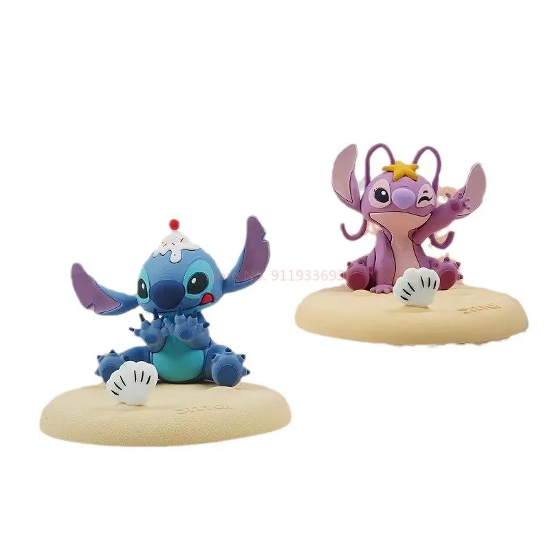 Disney Kawaii Stitch Mobile Phone Ipad Stand Cute Cartoon Figure Multi-Functionalmobile Phone Holder Desk Ornaments Kids Gift