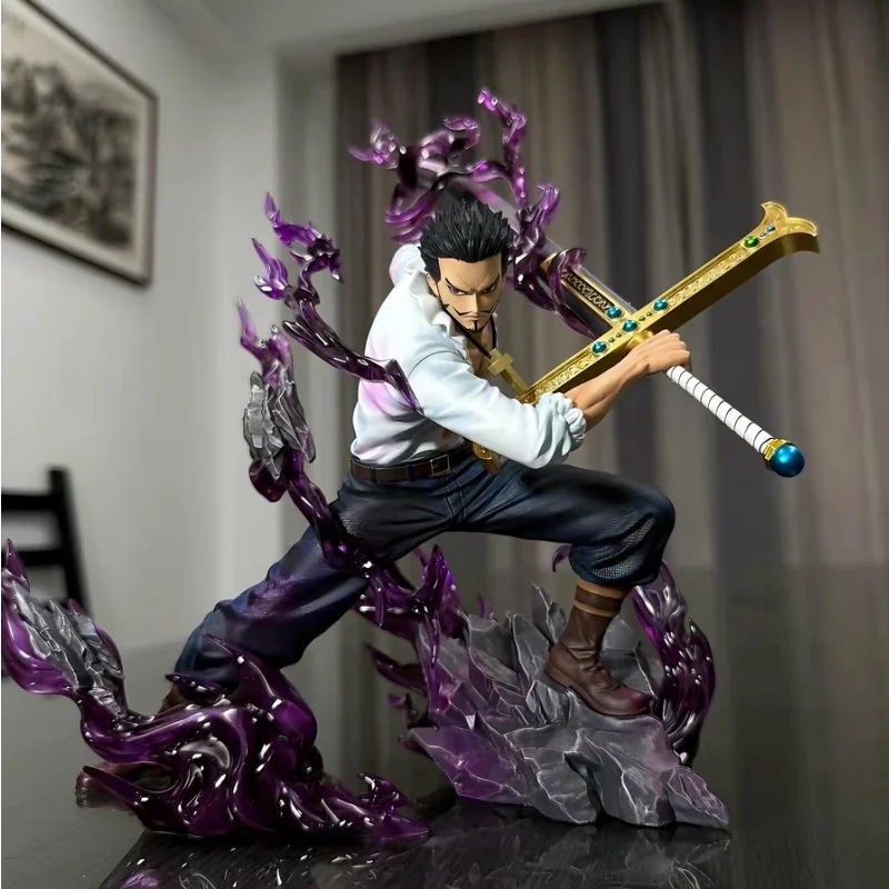 Nuevas figuras de 30cm Dracule Mi Hawk figura de ojo de águila Anime Pvc Gk estatuilla modelo muñeca colección decoración de habitación juguete regalos de cumpleaños