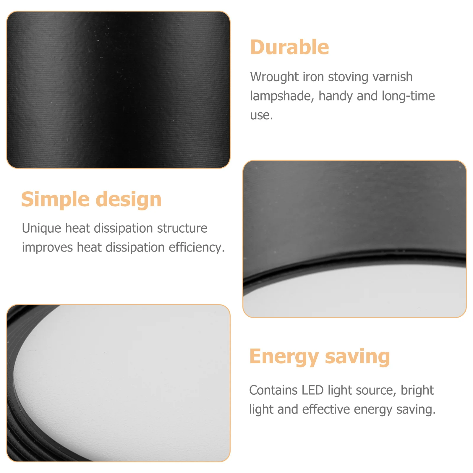 1Pcs LED Ceiling Downlight Surface Mounted Non-Punch Cob Spotlight Black Efficient Heat Dissipation Commercial Lamp
