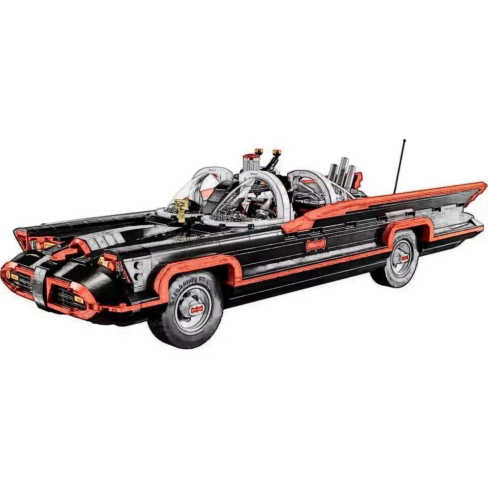 2024 NEUE Die Klassische TV Serie Bat Auto 76328A Bausteine Mobile Auto Modell Ziegel Spielzeug Für
