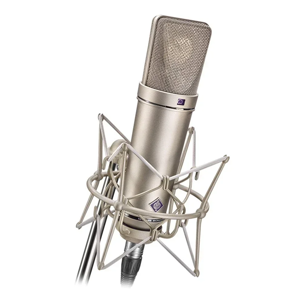 مجموعة ميكروفون مكثف متعددة الأنماط من Neumann U 87 Ai أصلية 100%