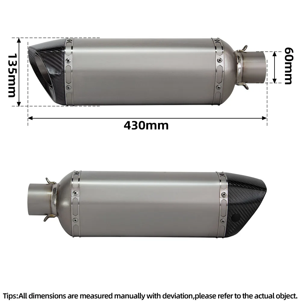 Motorcycle Escape Titanium Header Tube Muffler with DB Killer For S1000RR 2010-2018 S1000R 2014-2020 Full System Exhaust Modify