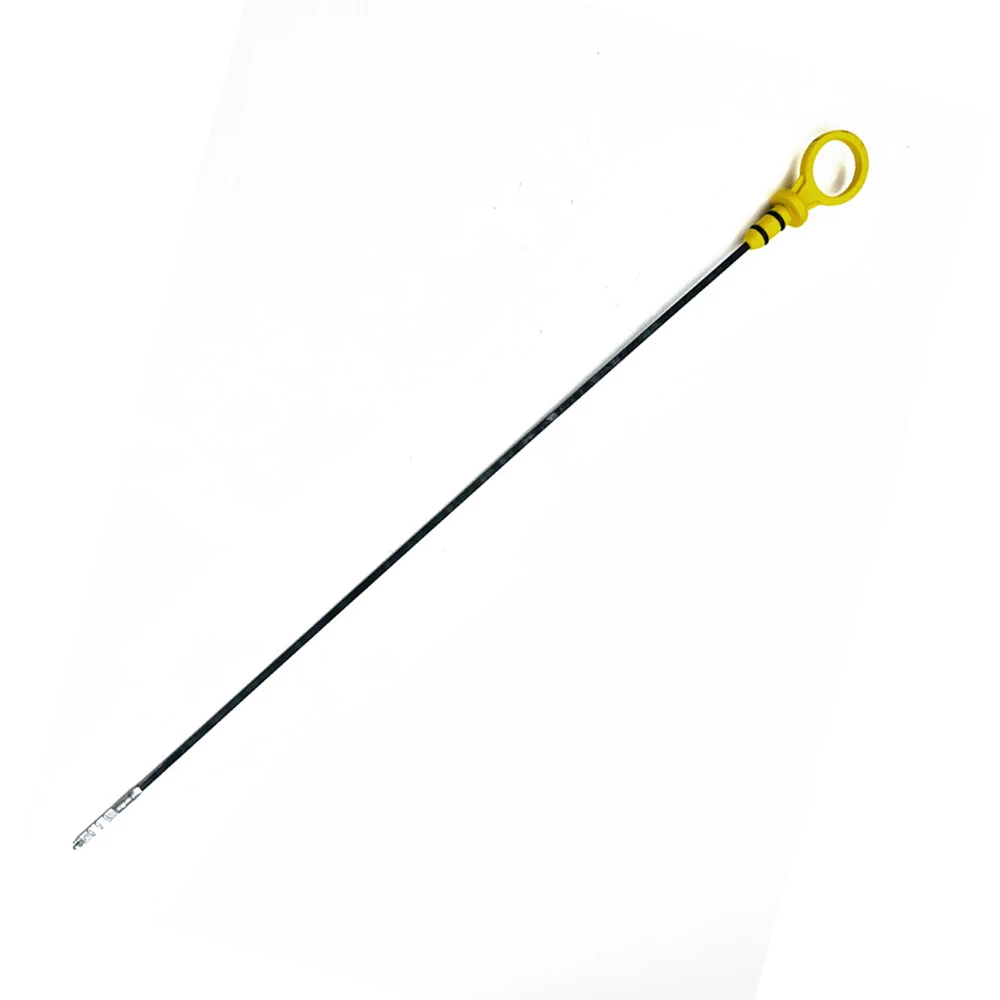 Engine Oil Level Gauge Dipstick OE 55574244 Metal & Yellow Plastic For Car Engine Oil Level Inspection