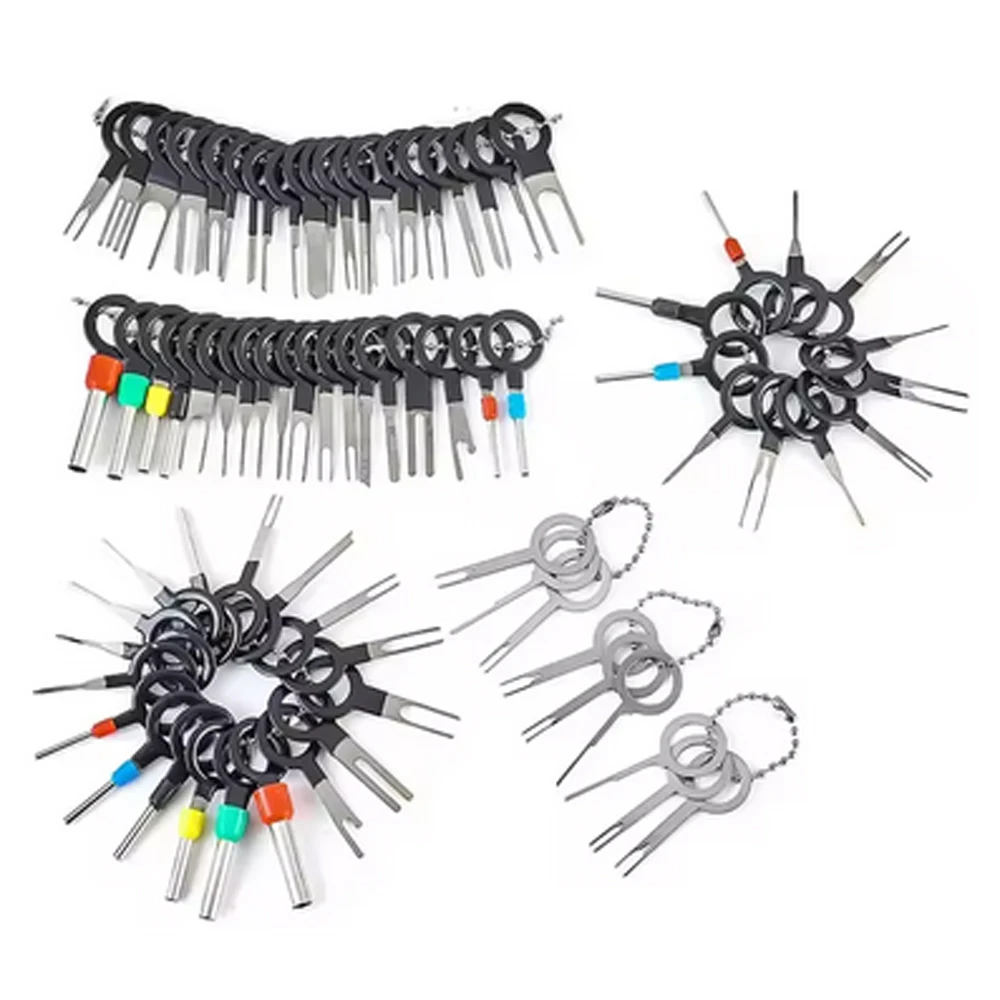 26/41pcs Car Terminal Removal Kit Box Wire Plug Connector Extractor Puller Release Pin Extractor Set For Automotive Repair Tool