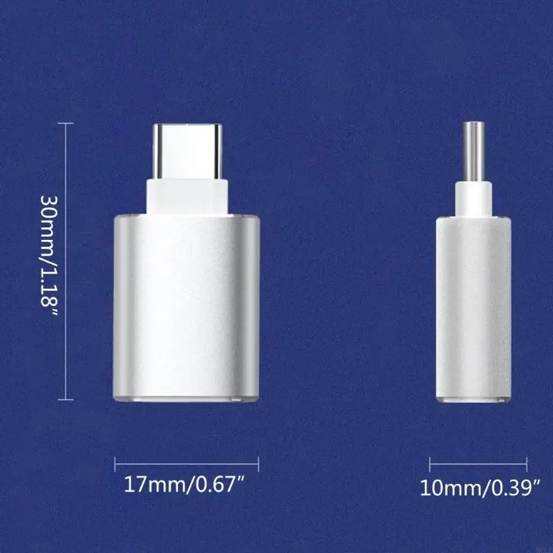 MOLF – adaptateur USB Type C mâle vers USB femelle, câble chargeur Type C, convertisseur puissance