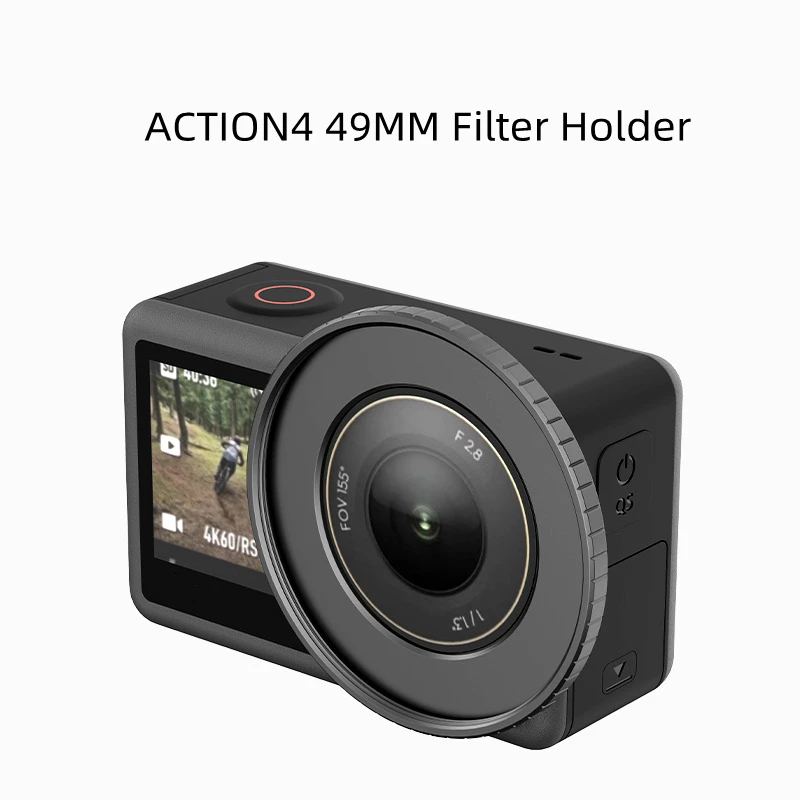 

for DJI ACTION4 filter holder sports camera protection filter frame metal material lightweight and durable