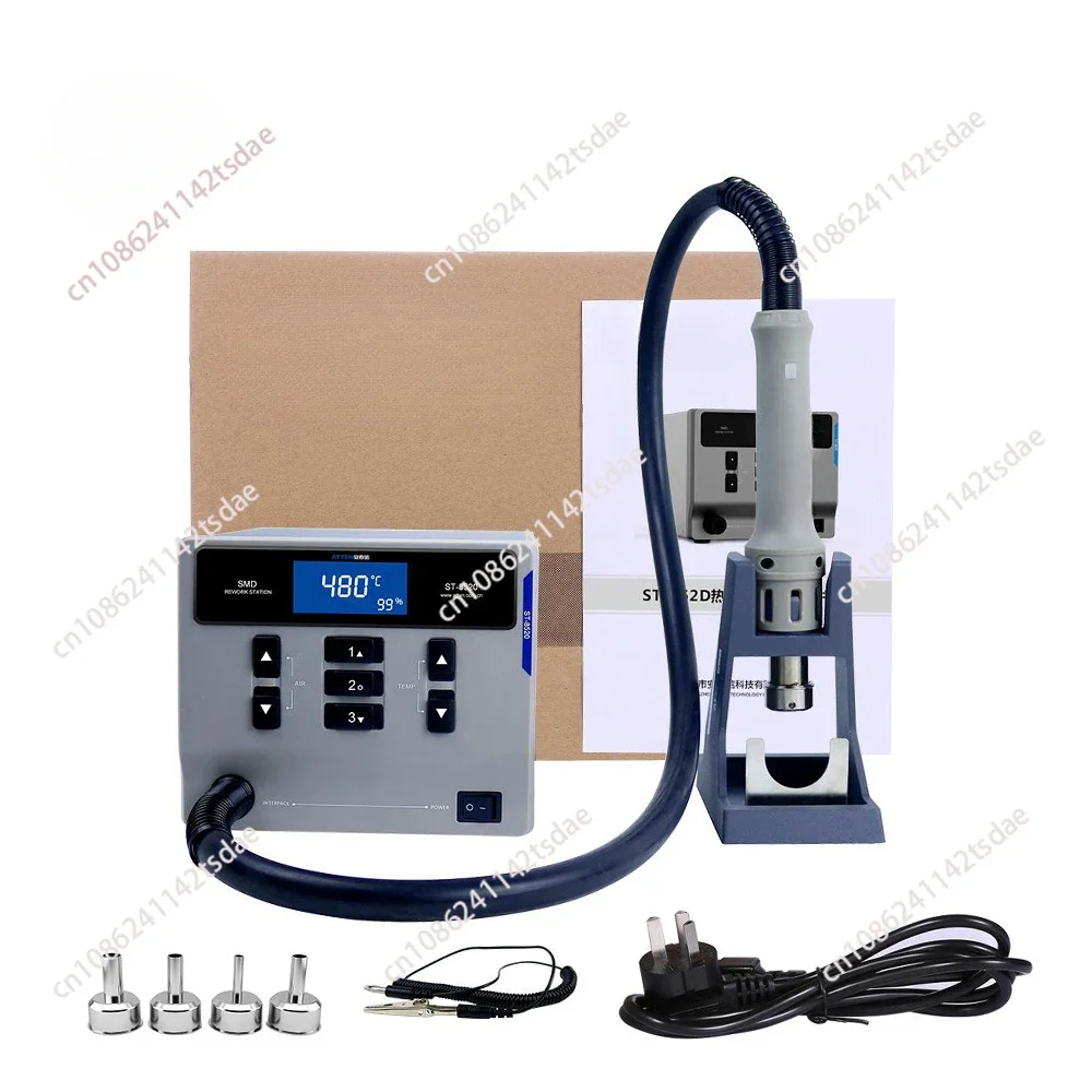 ATTEN ST-862D Hot Air Gun Soldering Station 1000W Lead-free Intelligent Digital Display Rework Station For Phone PCB Chip Repair