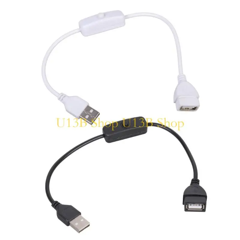 U13B Heavy Duty USB Extension Cord Built In Power Switcher For Cooling LED Lights