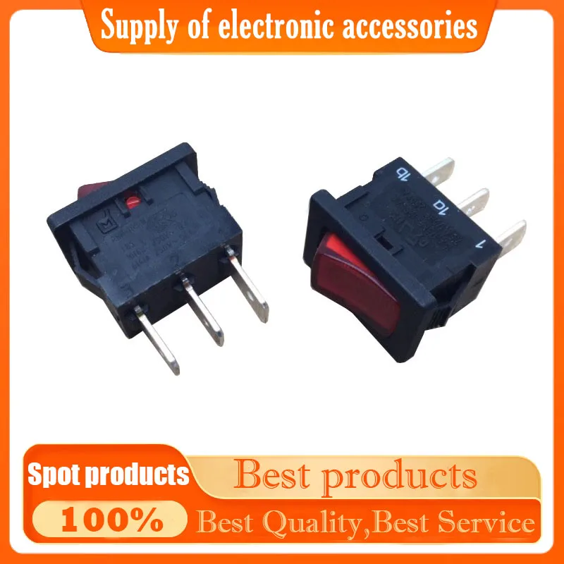 ARN-1115-N T85 ثلاثة دبوس والعتاد الثاني الروك 10 (4) A250V مع مؤشر مفتاح الطاقة 21*15 مللي متر #1