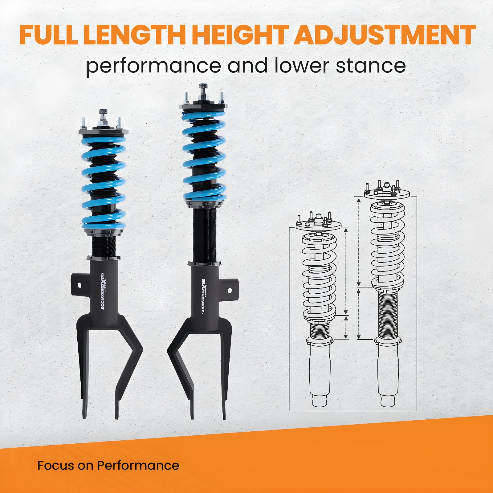 

Performance Shock Absorbers for Tesla model 3 2017+ AWD