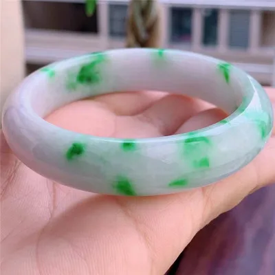 

Natural Burma Jade 54mm-62mm bracelet Exquisite Princess bracelet send girlfriend send mom