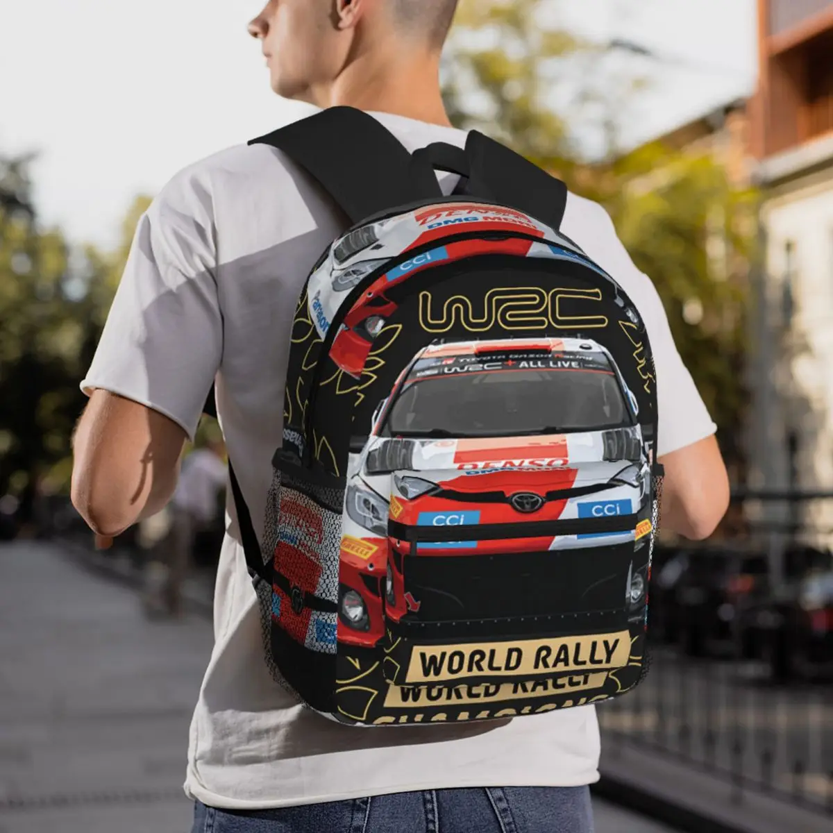 World Rally Championship WRC Backpack Student BookBag Children School Bag Computer Shoulder Bags for Boys Girls