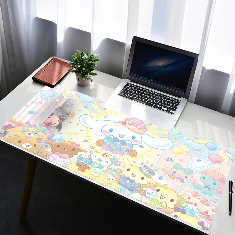 Mouse Pad PC Non Slip Rubber HD Mousepad Laptop Gamer Cabinet Keyboard Pad Office C-cinnamoroll Computer Gaming Desk Mouse Mat