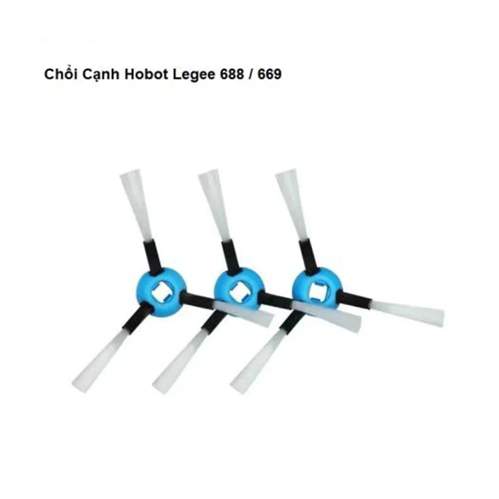 ロボット掃除機用スペアサイドブラシ,家庭用クリーニングアクセサリー,hobot legee 669, 668, 7シリーズ,3x