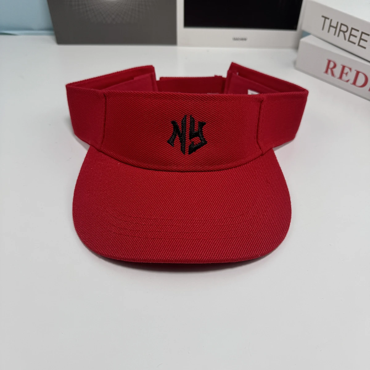 Neuer Sport-Sonnenhut mit New York Schriftzug für Damen und Herren, Verstellbarer Schirmmütze, Tennis, Baseball, Golf Sport S – Detail 10