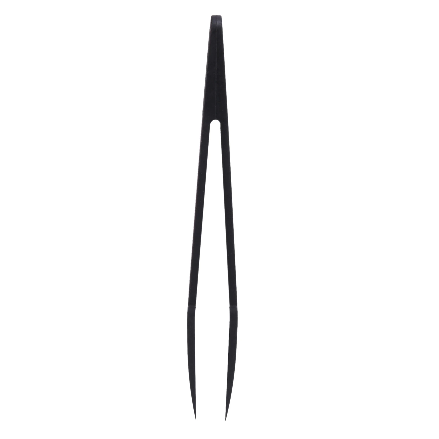 A84F-3 Pcs Black Plastic Electronic Pointy Tip Anti-Static Tweezers