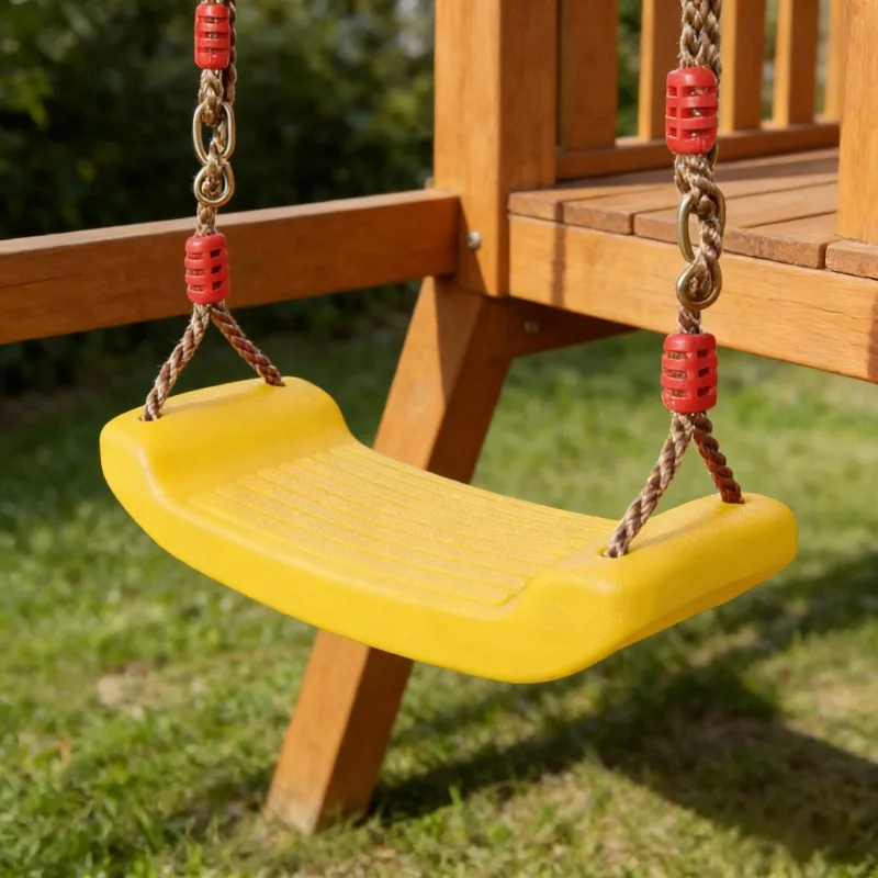 ชิงช้าเด็ก ของเล่นชิงช้าแบบแขวนสำหรับเด็ก พร้อมเชือกปรับความสูงได้ ของเล่นในร่มและกลางแจ้ง แผ่นโค้งสีรุ้ง