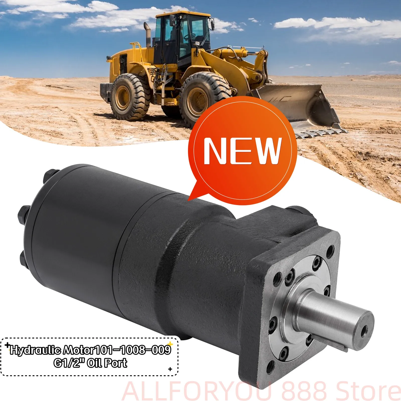 

Hydraulic Gerotor Motor 101-1008-009 G1/2" Oil Port High Precision Equipment Applies To Industrial, Logistics, Agricultural