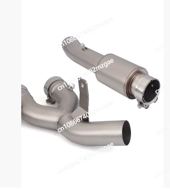 

For YZF R1 MT-10 MT10 FZ-10 2015 2016 2017 2018 2019 2020 2021 YZF R1 Motorcycle Exhaust Modified Middle Link Pipe 51mm