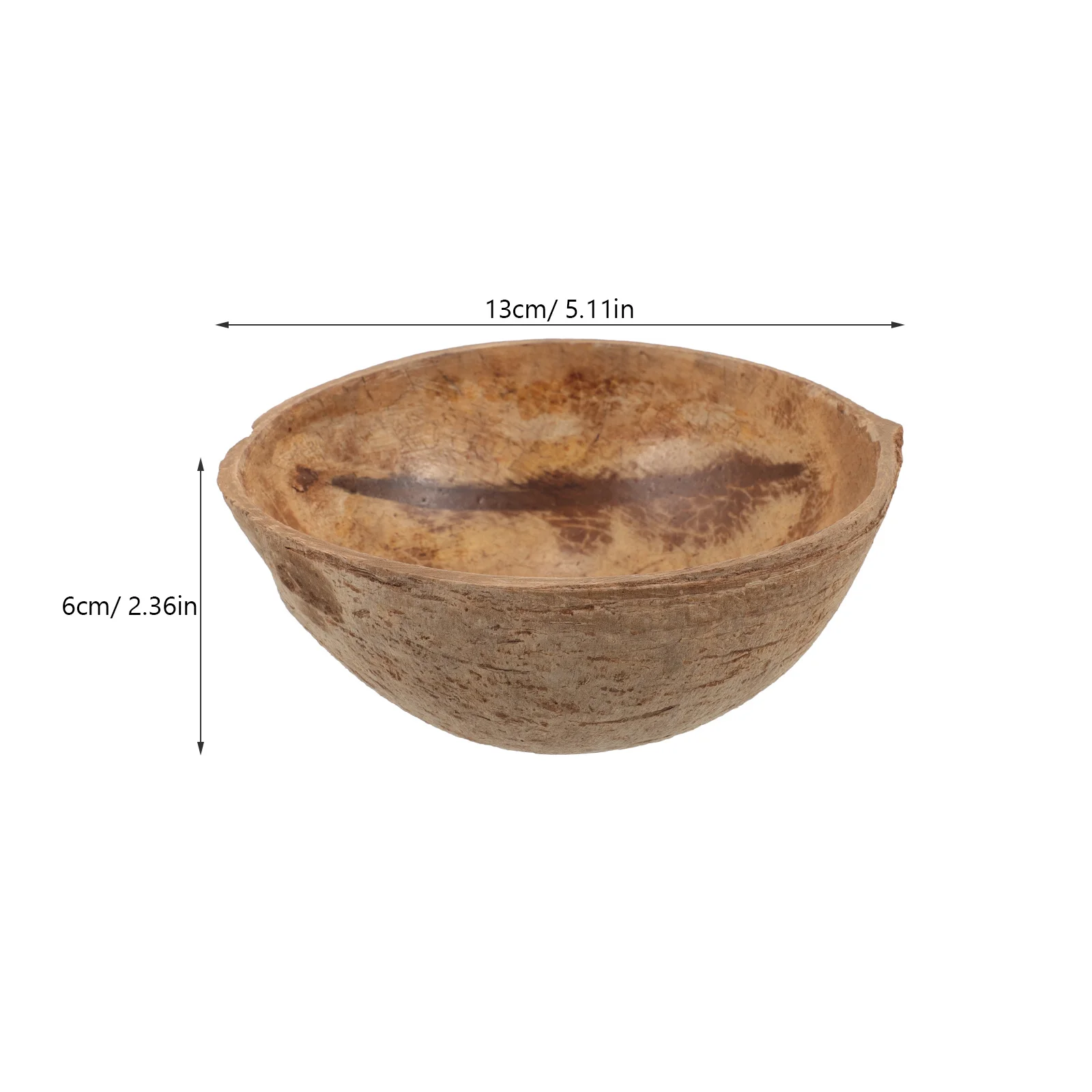 Supporto naturale per tazza di cera di conchiglia di cocco Contenitori di stoccaggio profumati fai-da-te durevoli Barattoli artigianali Supporto per conchiglia di cocco
